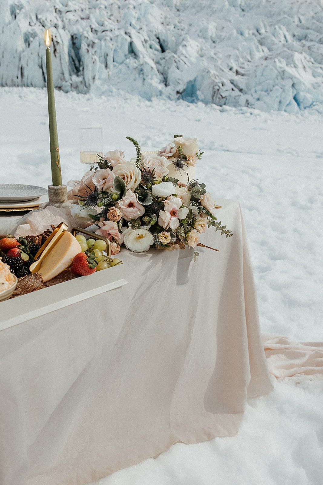 winter elopement