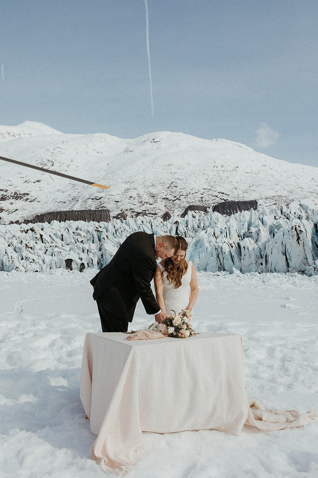 winter elopement