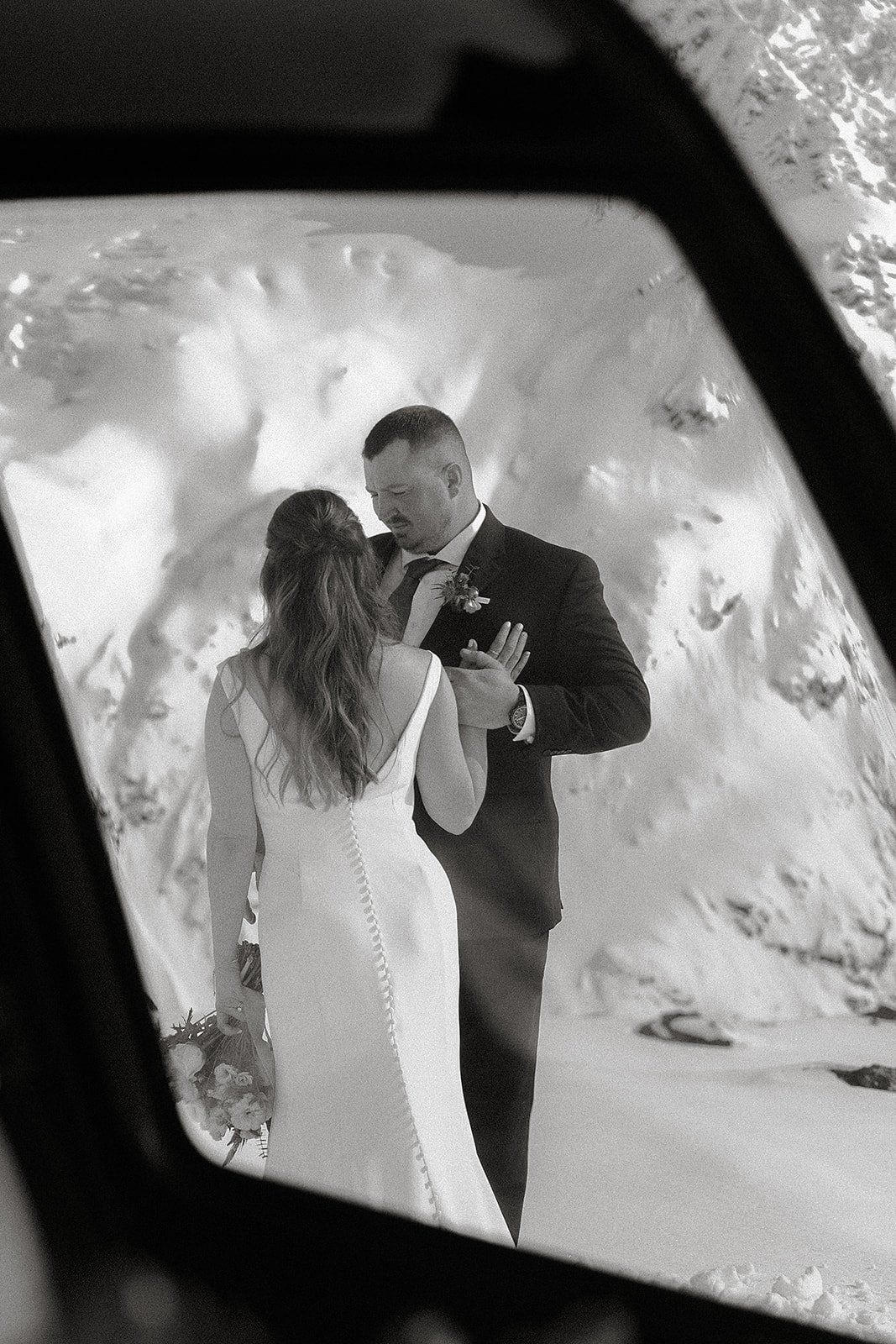 winter elopement