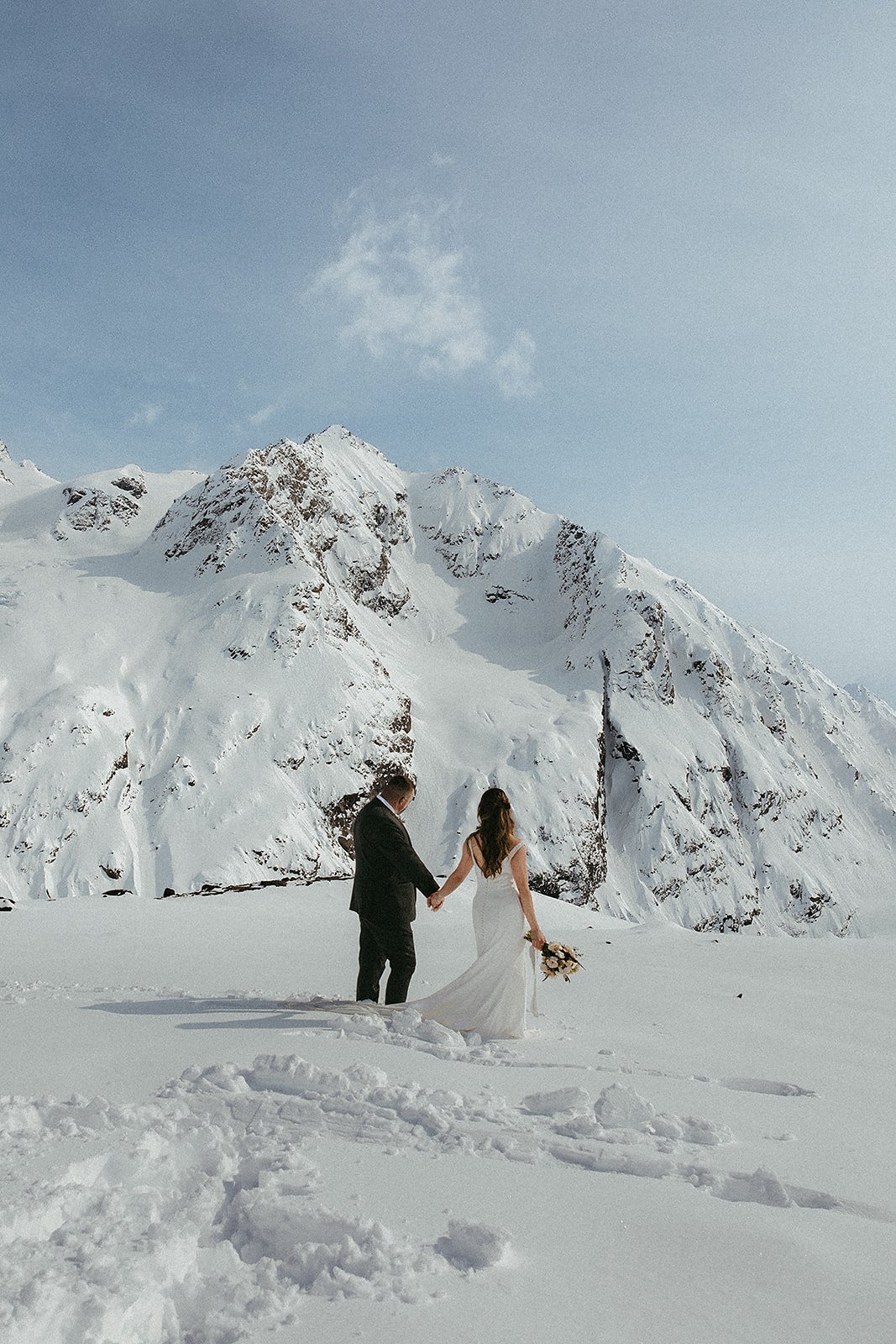 winter elopement