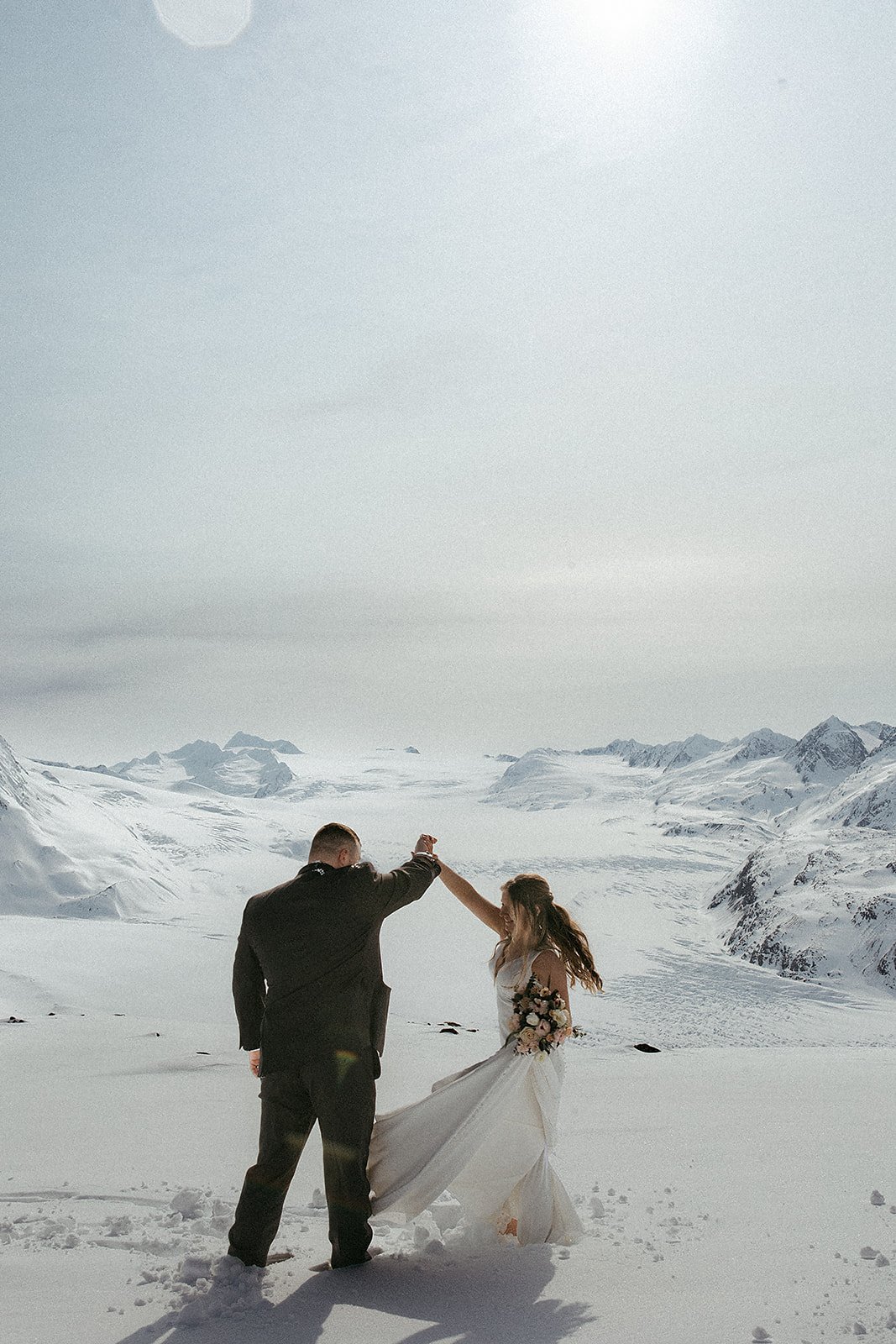 winter elopement