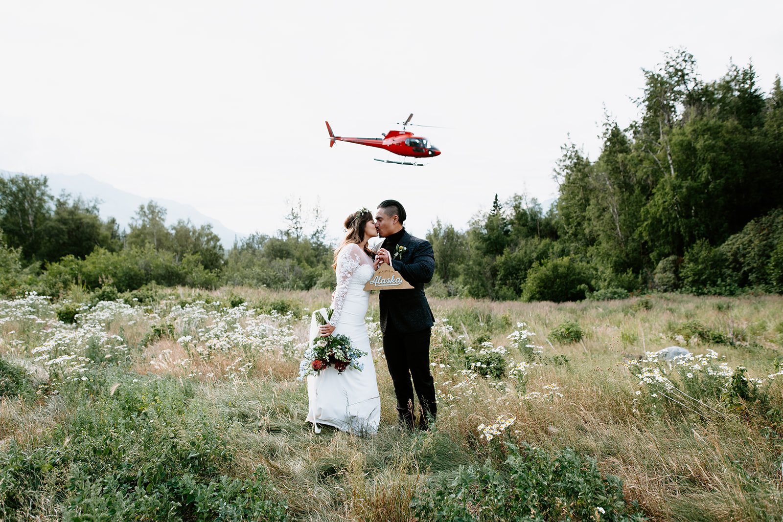 Alaska helicopter Elopement 